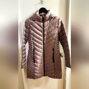 Calvin Klein Packable Down Puffer Coat - Hooded Jacket - Small